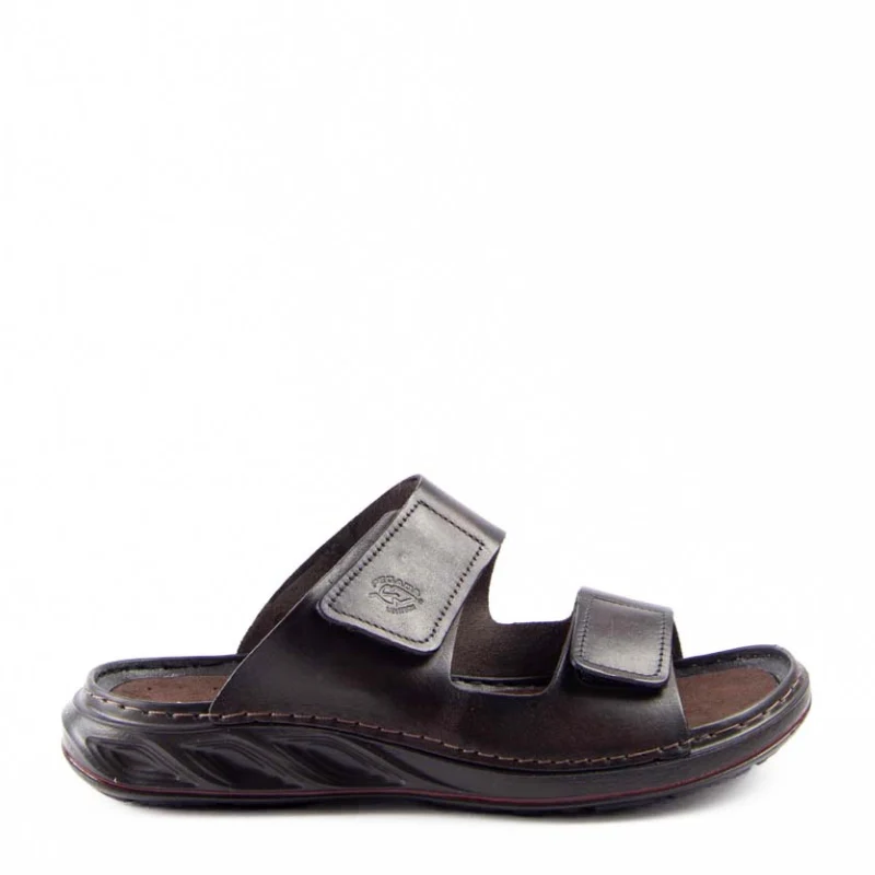 SANDALIA VELCROS BROWN 134101