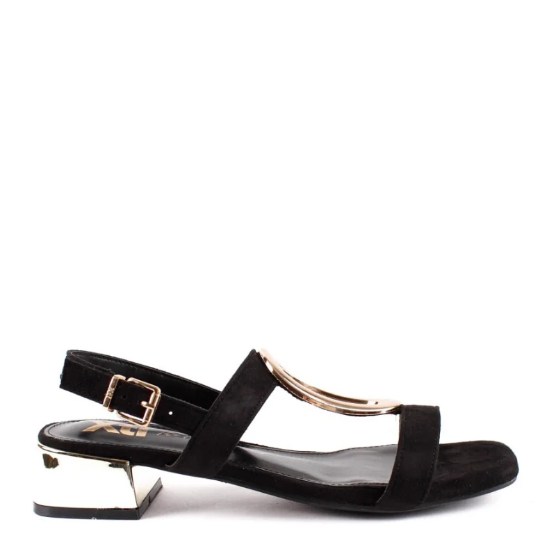 SANDALIA APLIQUE NEGRO 145493