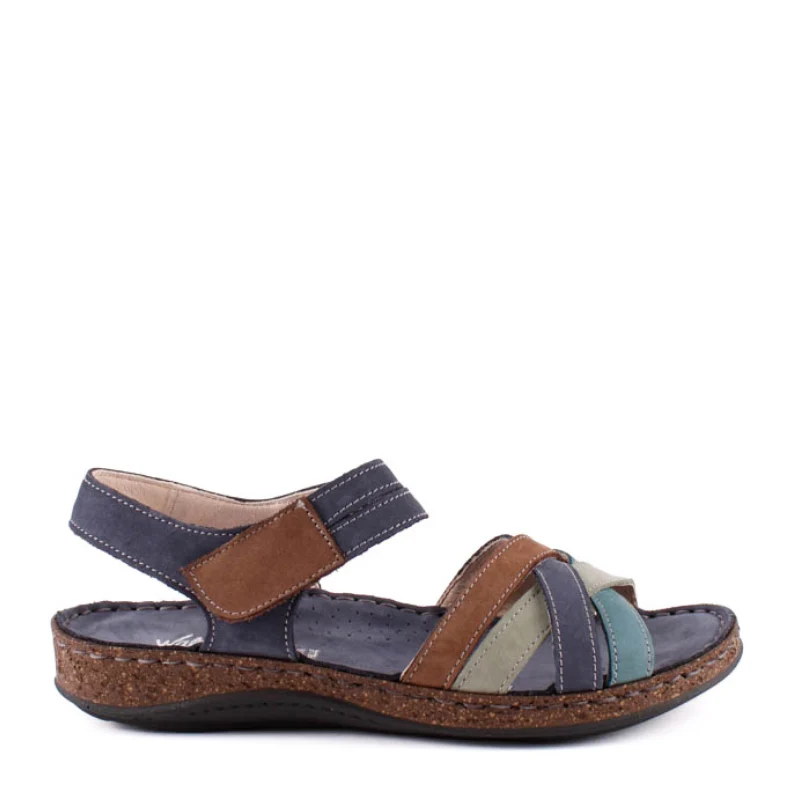 SANDALIA VELCRO BLU 43170