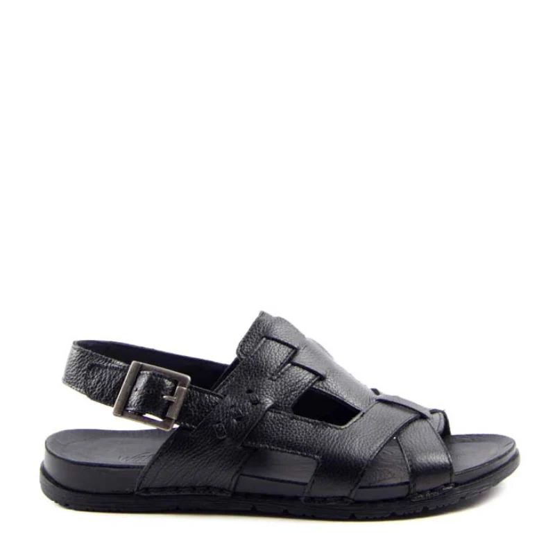 SANDALIA HEBILLA TRAS NEGRO 36510