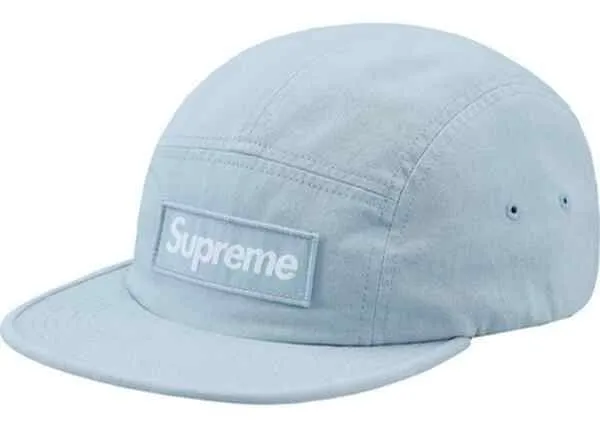 SUPREME - MILITARY CAMP CAP BOX LOGO (BLUE)