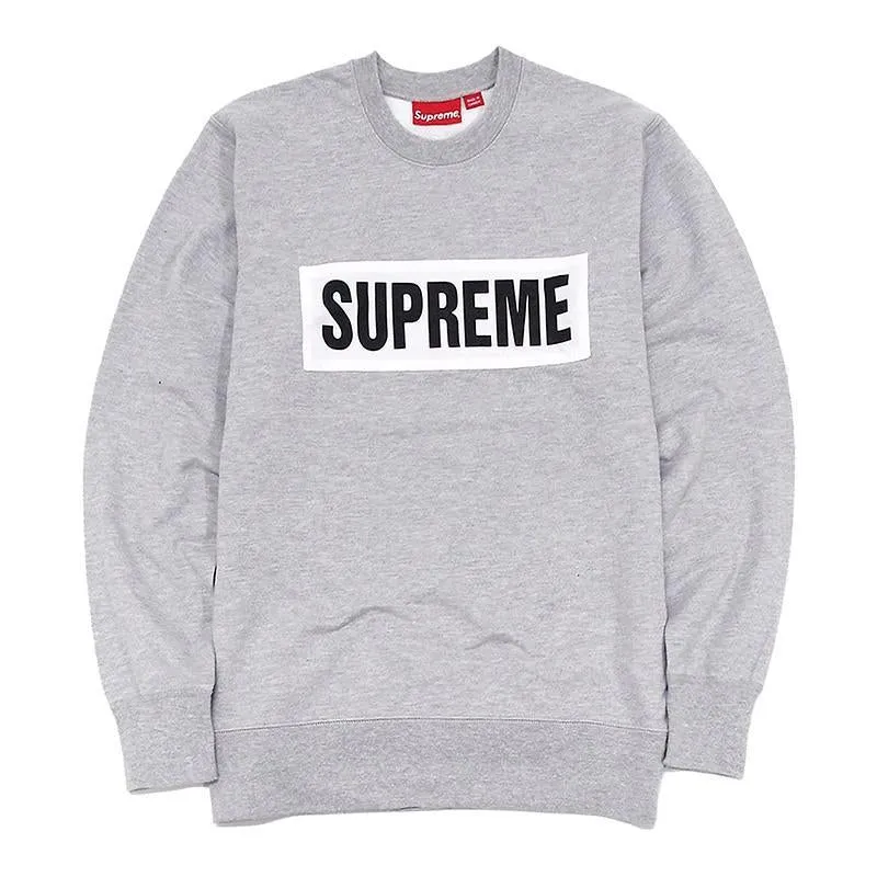 SUPREME - MARATHON CREWNECK (GREY)