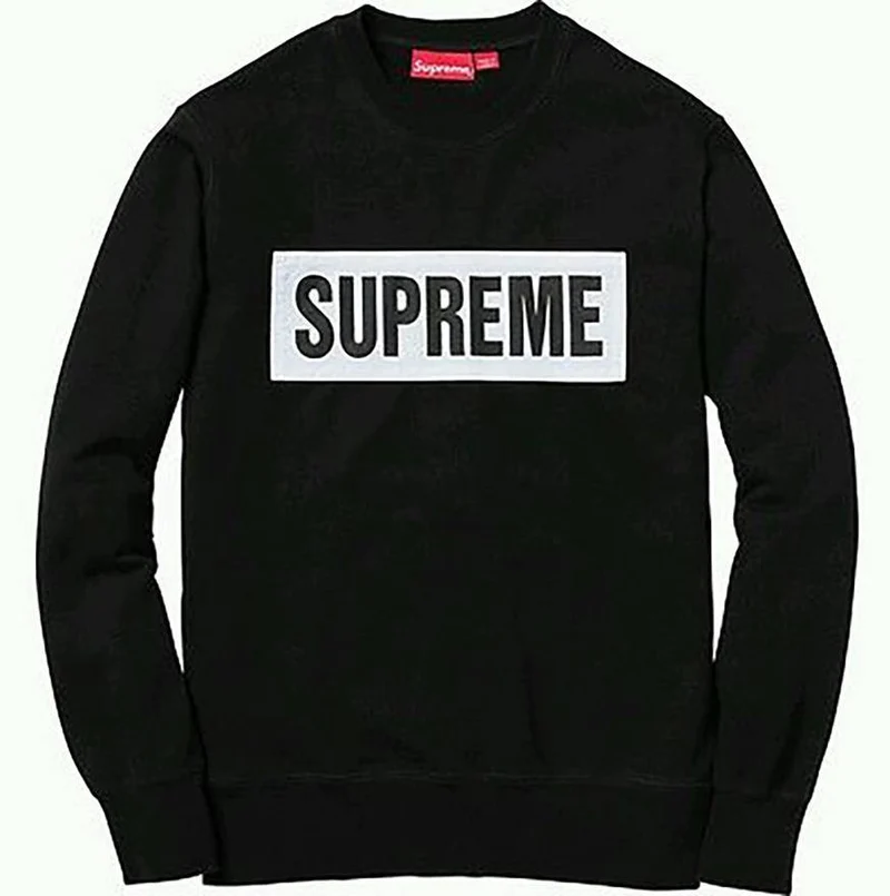 SUPREME - MARATHON CREWNECK (BLACK)