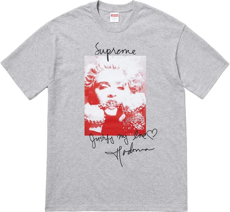 SUPREME - MADONNA TEE (HEATHER GREY)
