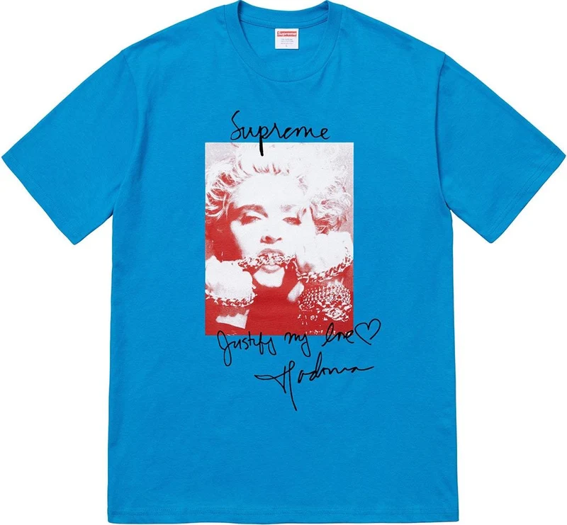 SUPREME - MADONNA TEE (BRIGHT BLUE)
