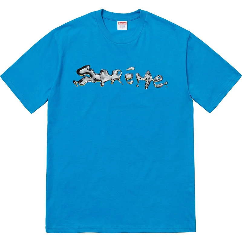 SUPREME - LIQUID TEE (BRIGHT BLUE)