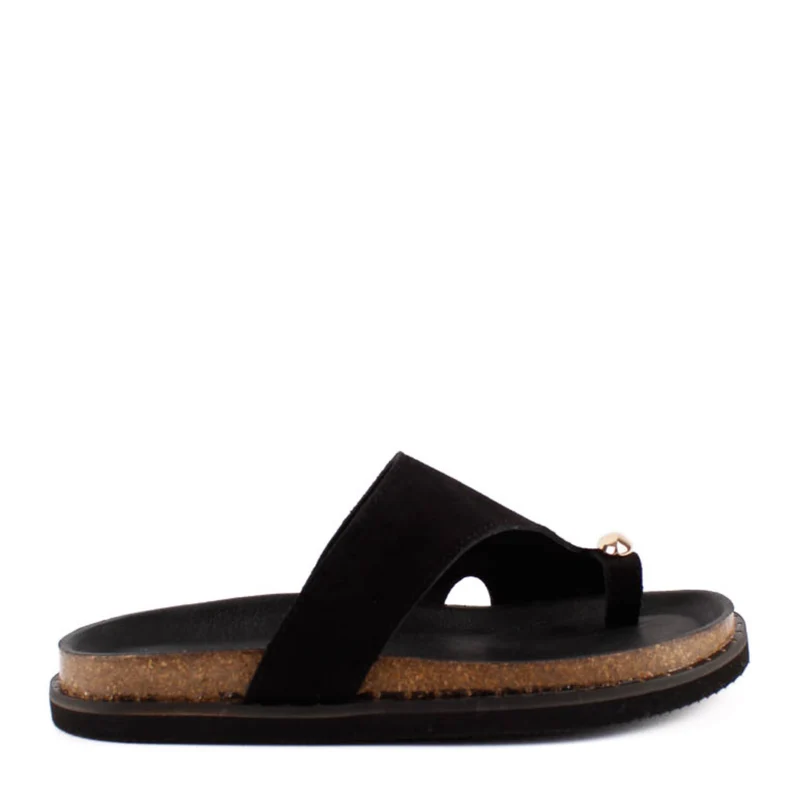 SANDALIA BIO ANILLO NEGRO WANDA