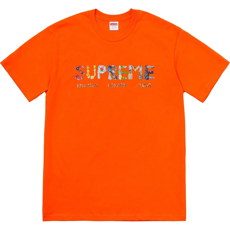 SUPREME - ROCKS TEE (ORANGE)