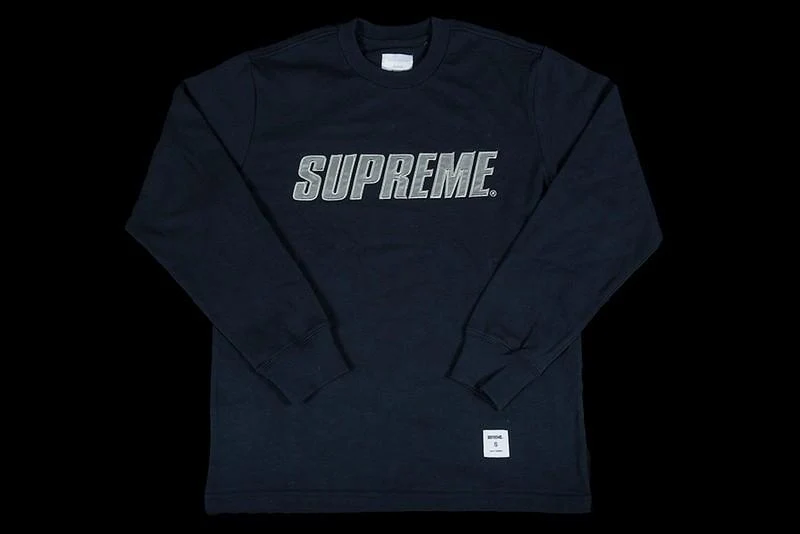SUPREME - REFLTICE L/S TOP (NAVY)