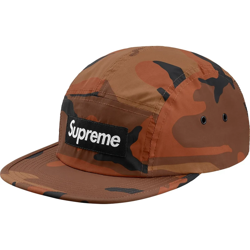 SUPREME - REFLECTIVE CAMO CAMP CAP (ORANGE)