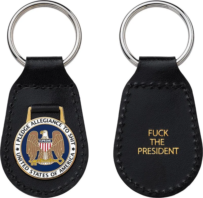 SUPREME - PLEDGE ALLEGIANCE KEYCHAIN