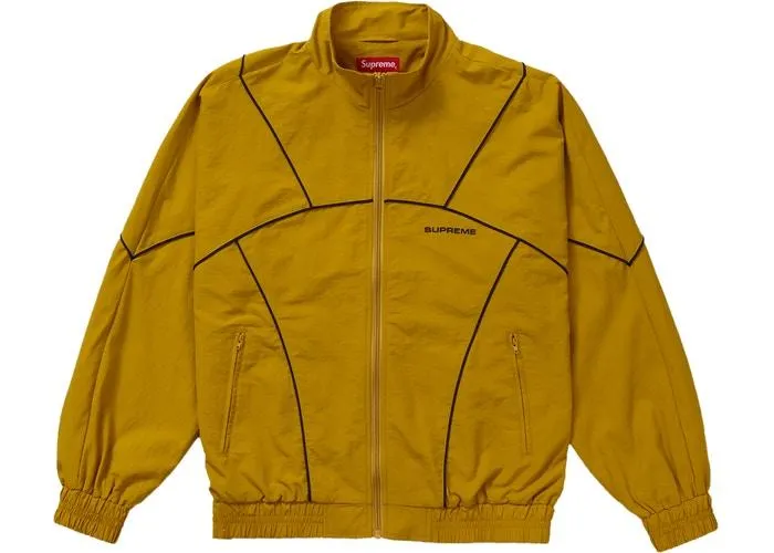 SUPREME - PIPING TRACK JACKET (MUSTARD)