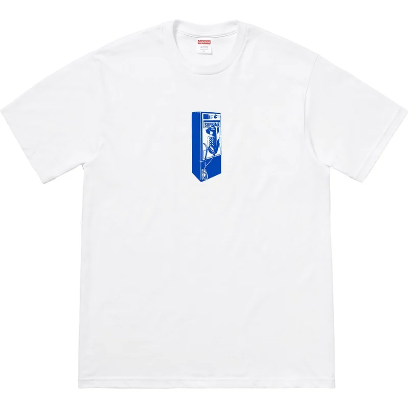 SUPREME - PAYPHONE TEE (WHITE)
