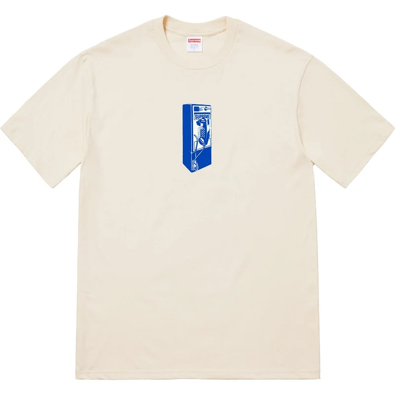 SUPREME - PAYPHONE TEE (NATURAL)
