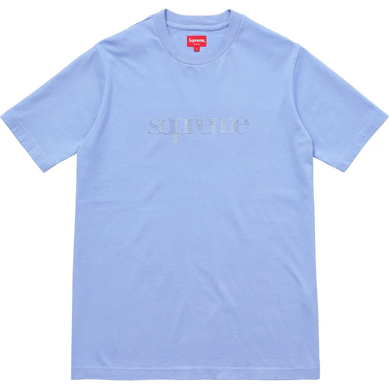 SUPREME - OVERLAP TEE (BLUE)