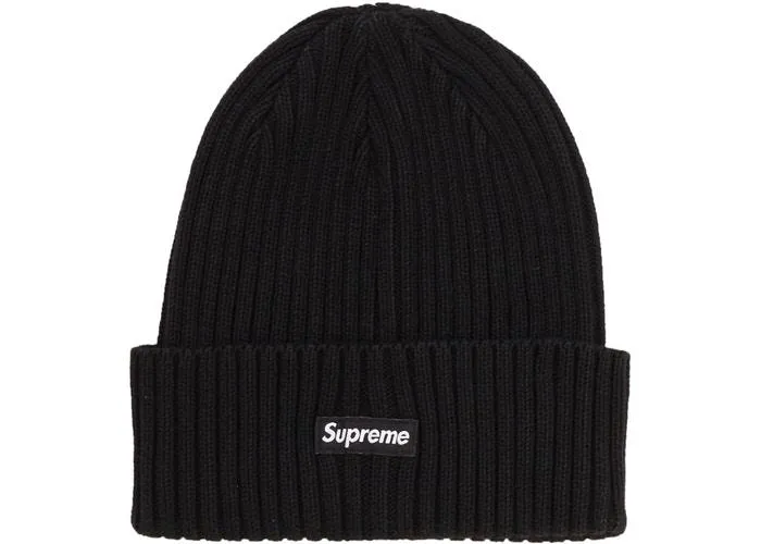 SUPREME - OVERDYED BEANIE (BLACK)(USED)