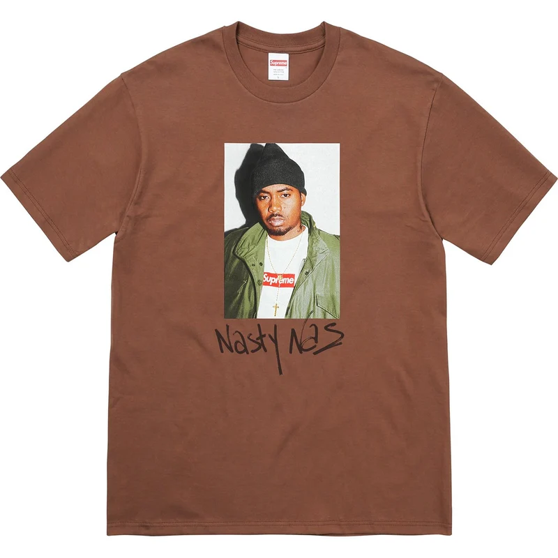 SUPREME - NAS TEE (BROWN)