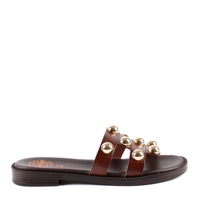 SANDALIA BOLAS MOKA 3229