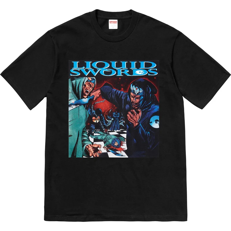 SUPREME - LIQUID SWORDS TEE (BLACK)