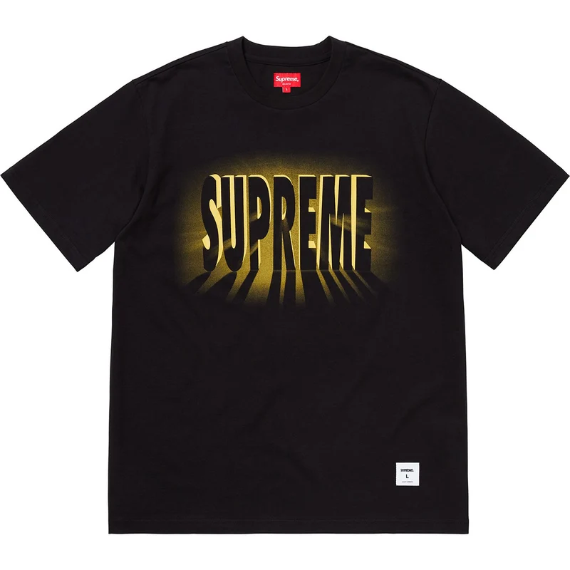 SUPREME - LIGHT S/S TOP (BLACK)