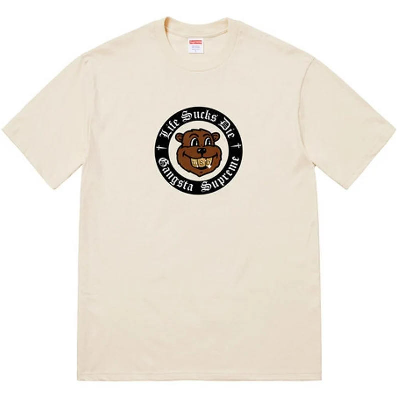 SUPREME - LIFE SUCKS DIE TEE (NATURAL)