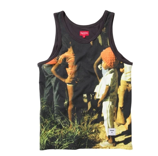 SUPREME - KINGSTON TANK TOP (BLACK)