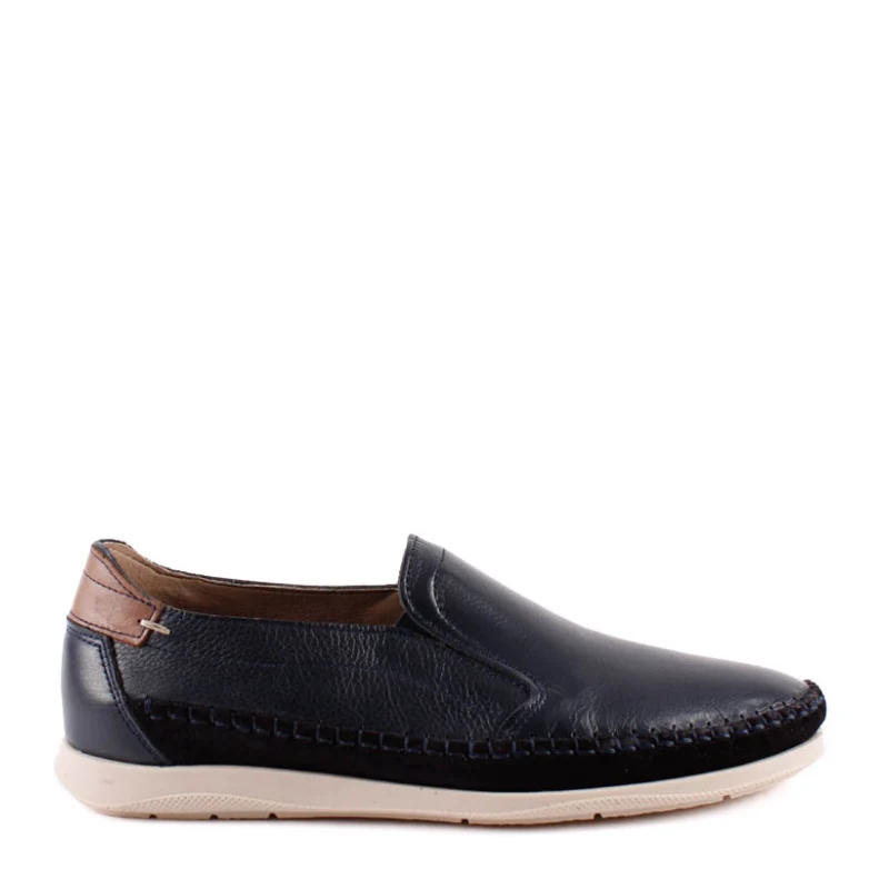MOCASIN ELASTICOS PICADO MARINO 2974