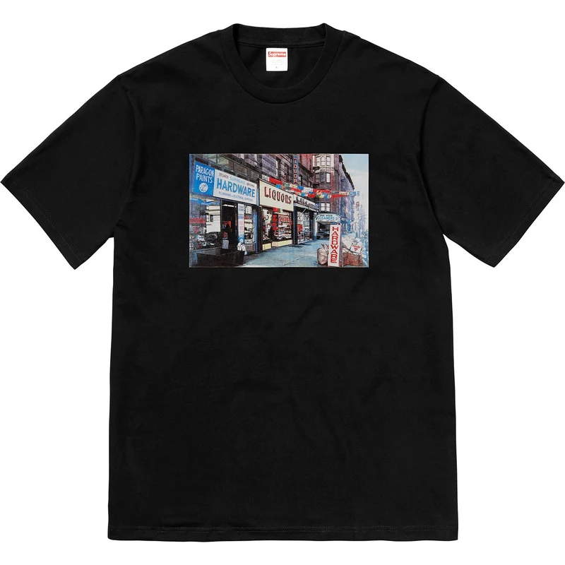 SUPREME - HARDWARE TEE (BLACK)