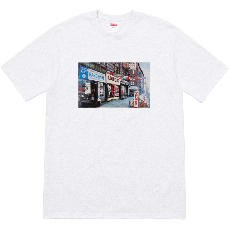 SUPREME - HARDWARE TEE (ASH GREY)