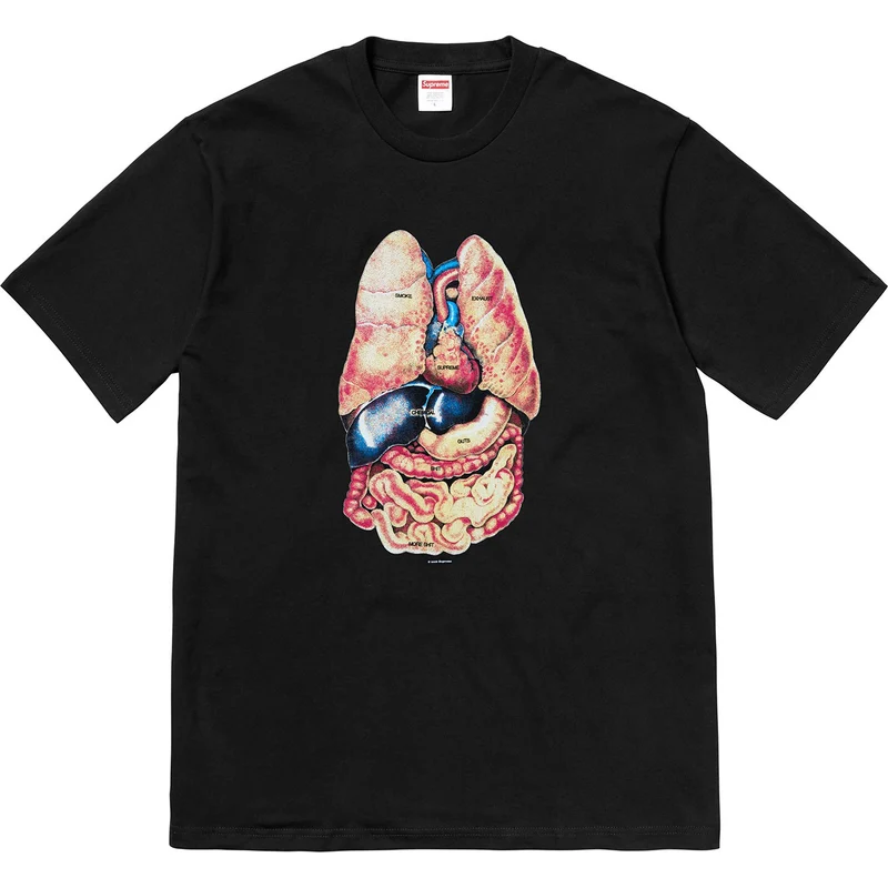 SUPREME - GUTS TEE (BLACK)