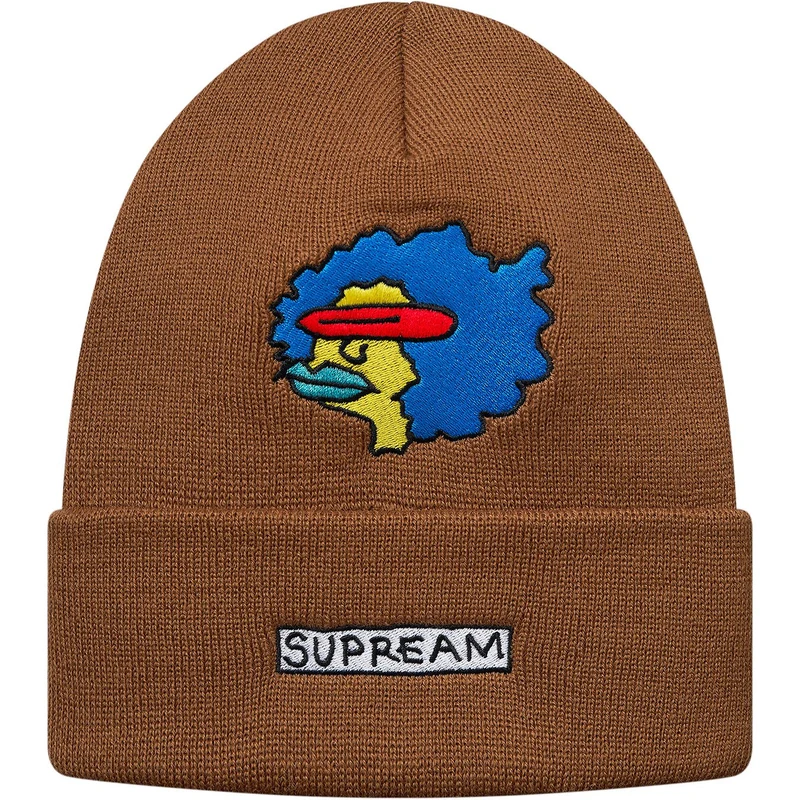 SUPREME - GONZ RAMM BEANIE (RUST)