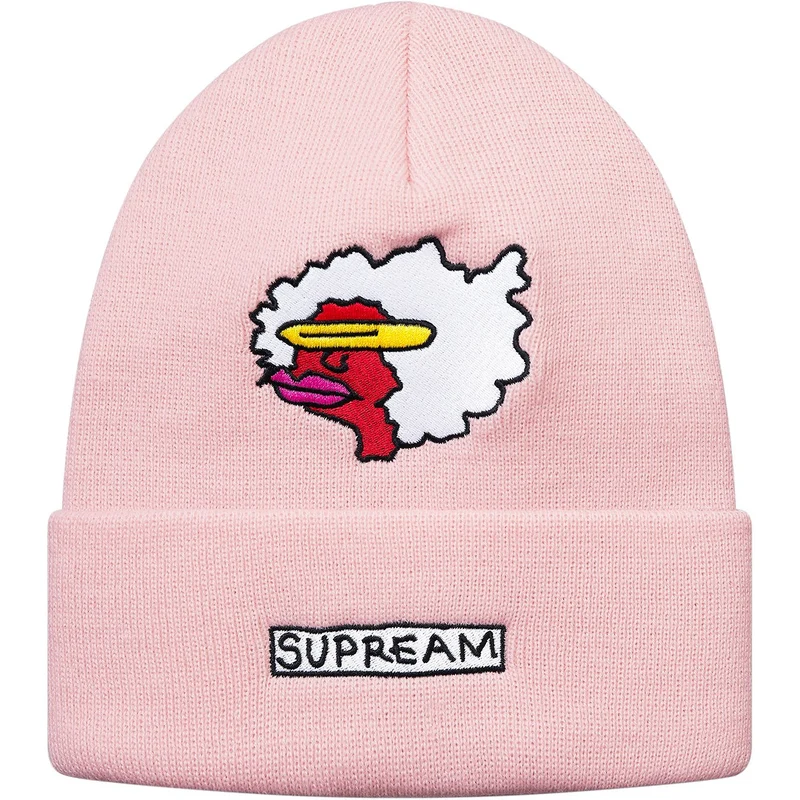 SUPREME - GONZ RAMM BEANIE (PINK)