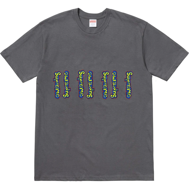 SUPREME - GONZ LOGO TEE (WARM GREY)
