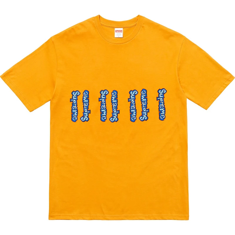 SUPREME - GONZ LOGO TEE (MUSTARD)