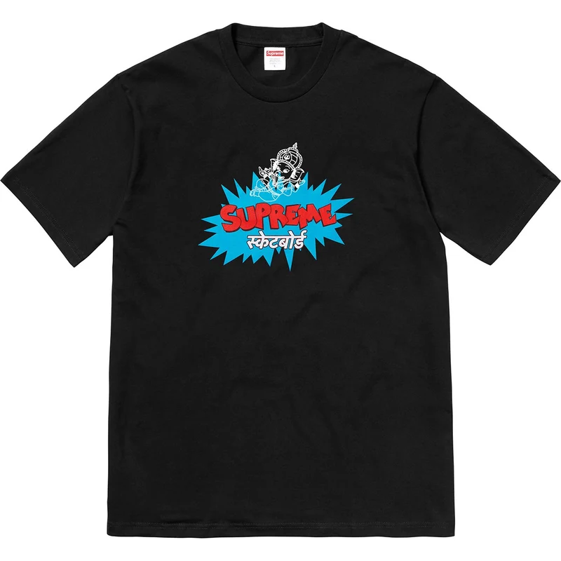 SUPREME - GANESHA TEE (BLACK)