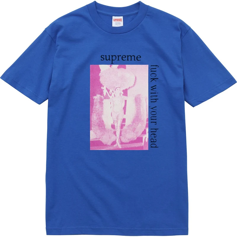 SUPREME - FUCK WITH YOUR HEAD TEE (ROYAL)