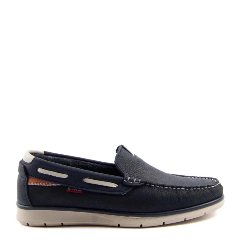 MOCASIN NAUTICO NOBUCK MARINO 4226