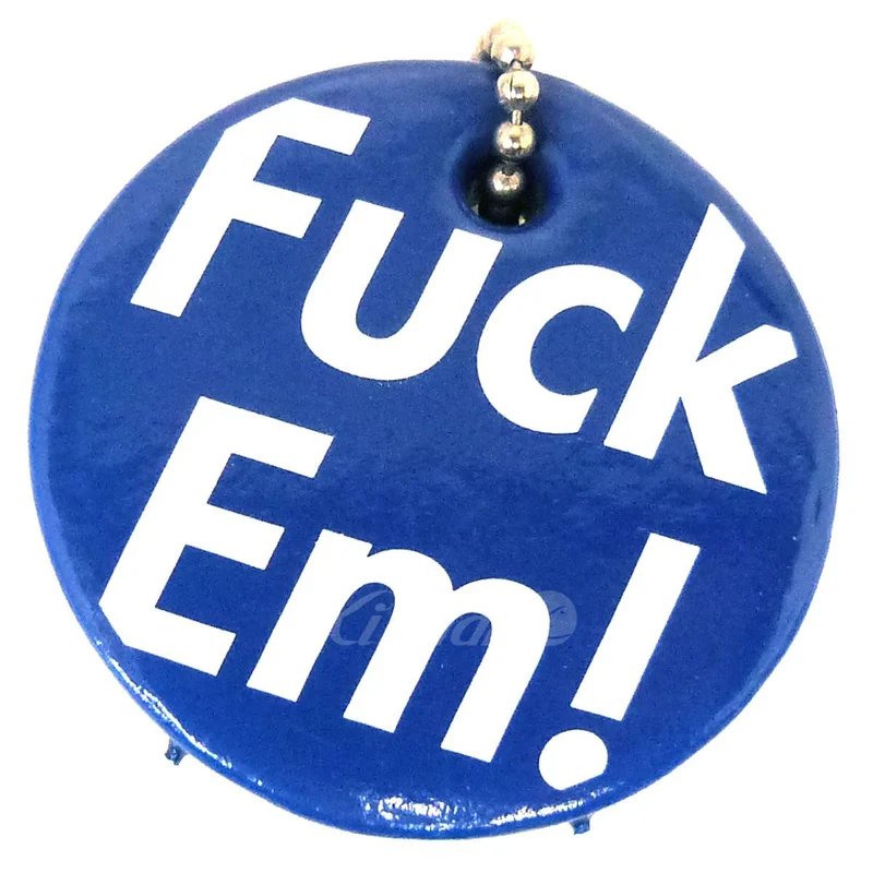 SUPREME - FUCK EM PUFFY KEYCHAIN (BLUE)