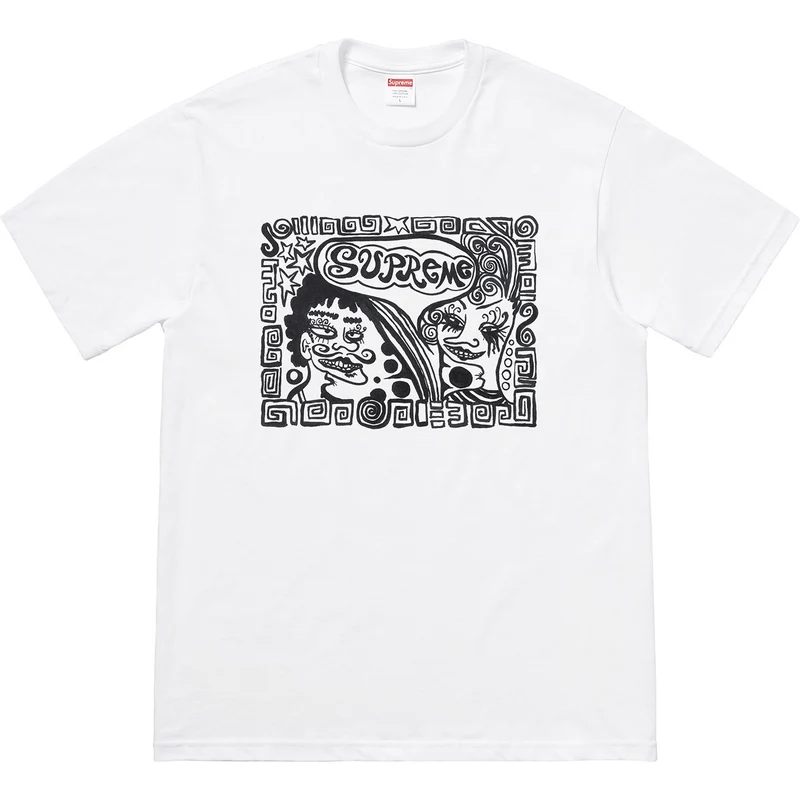 SUPREME - FACES TEE (WHITE)