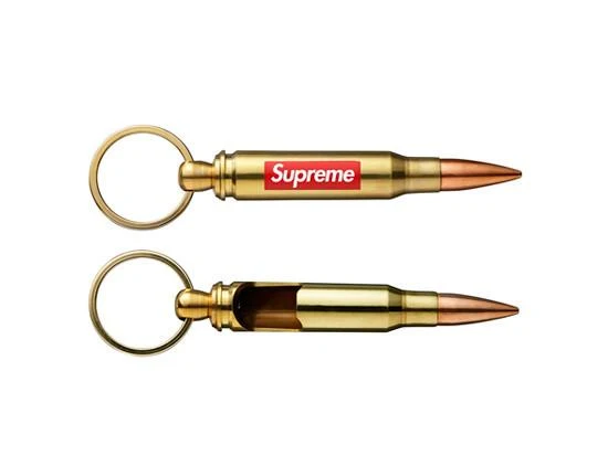 SUPREME - AK-47 BULLET/BOTTLE OPENER KEYCHAIN