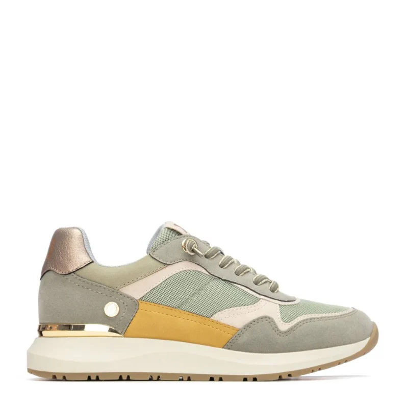 SNEAKER CORDON KAKI COMBI 145202