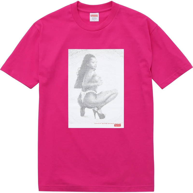 SUPREME - DIGI TEE (HOT PINK)
