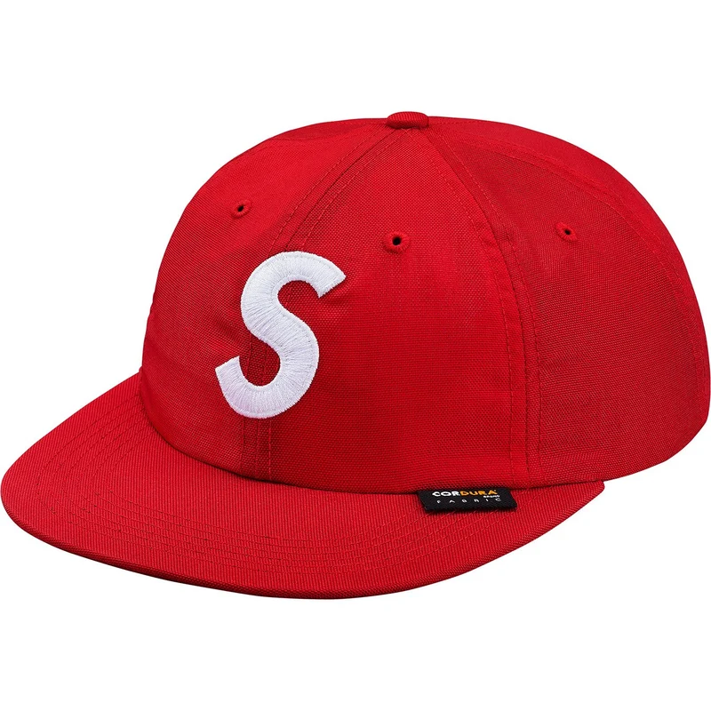 SUPREME - CORDURA S LOGO 6-PANEL (RED)