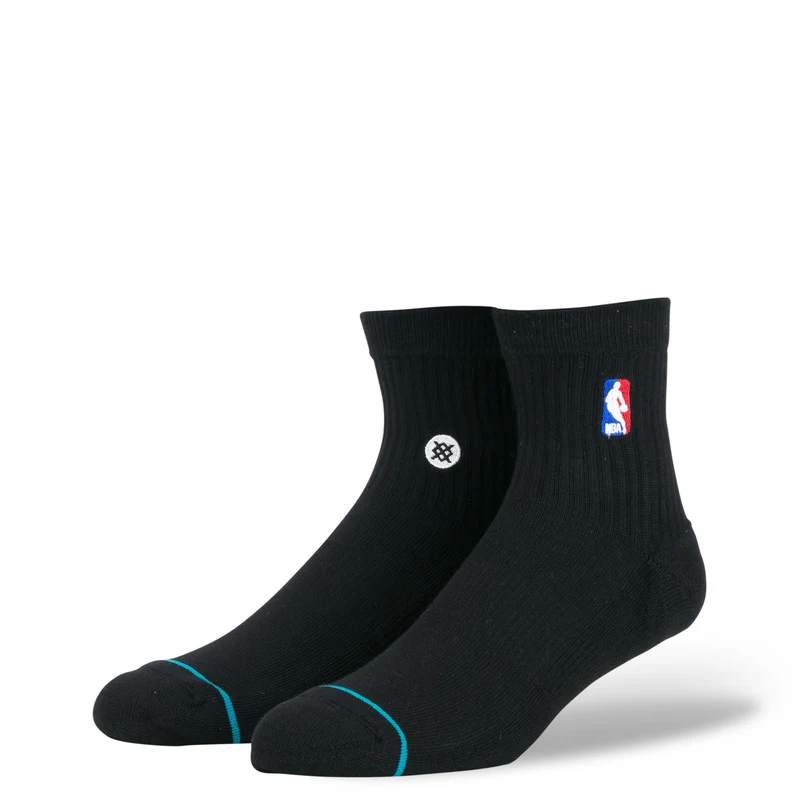 STANCE - NBA LOGOMAN QTR (BLK)