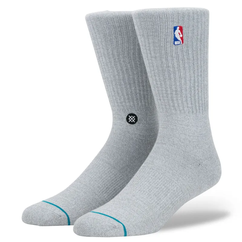 STANCE - NBA LOGOMAN CREW (HEATHER GREY)