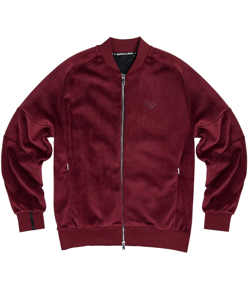 PAPE PLANES - CLEARPORT VELOUR BOMBER (PORT)