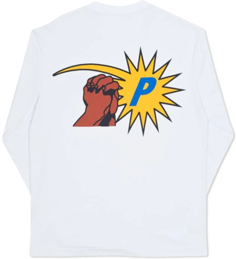 PALACE - UTOPIANS L/S TEE (WHITE)