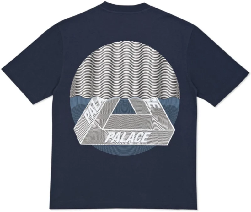 PALACE - TRI-CURTAIN TEE (NAVY)