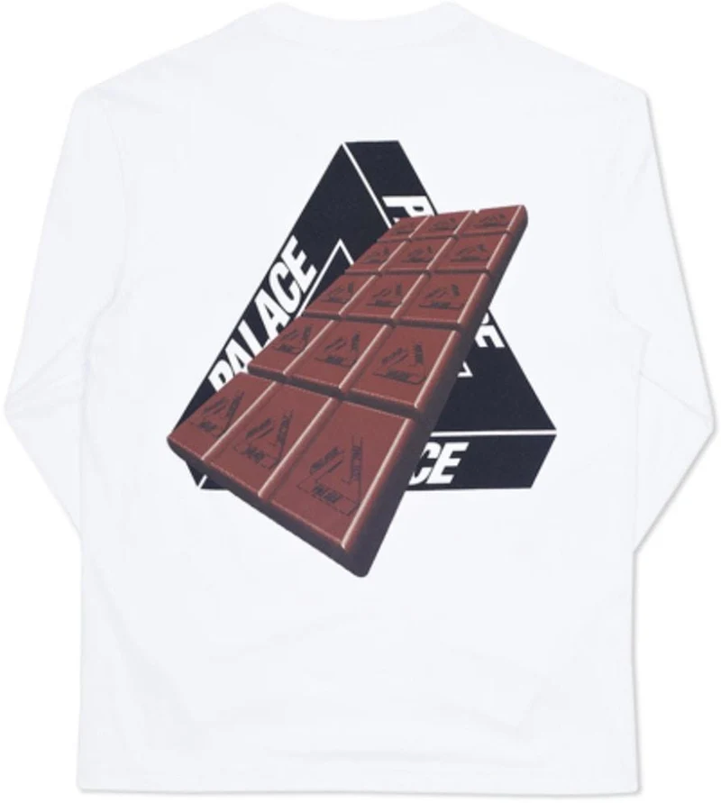 PALACE - TRI-COCO L/S TEE (WHITE)
