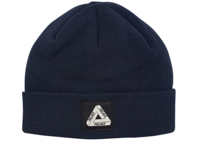 PALACE - TRI FERG PATCH BEANIE (NAVY)